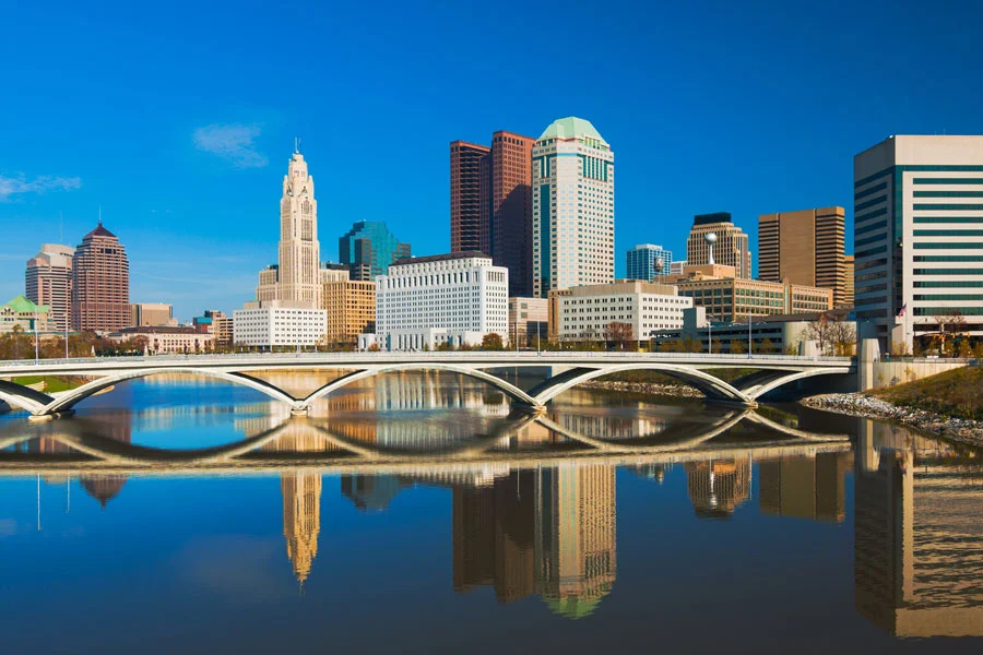 photo of the columbus skyline